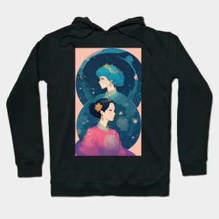 Asian girl art style Hoodie